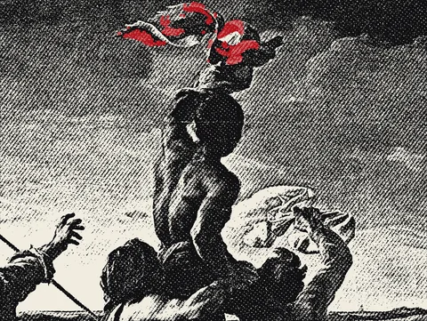 antiDrive icon, after Géricault's The Raft of the Medusa