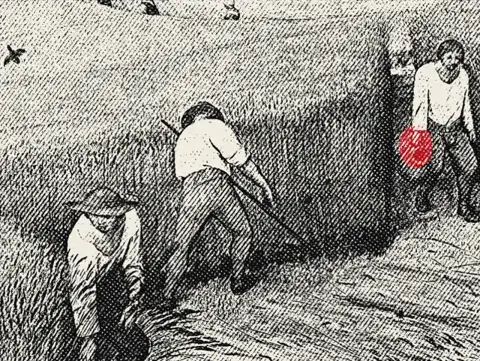 antiHunt icon, after Bruegel's The Harvesters